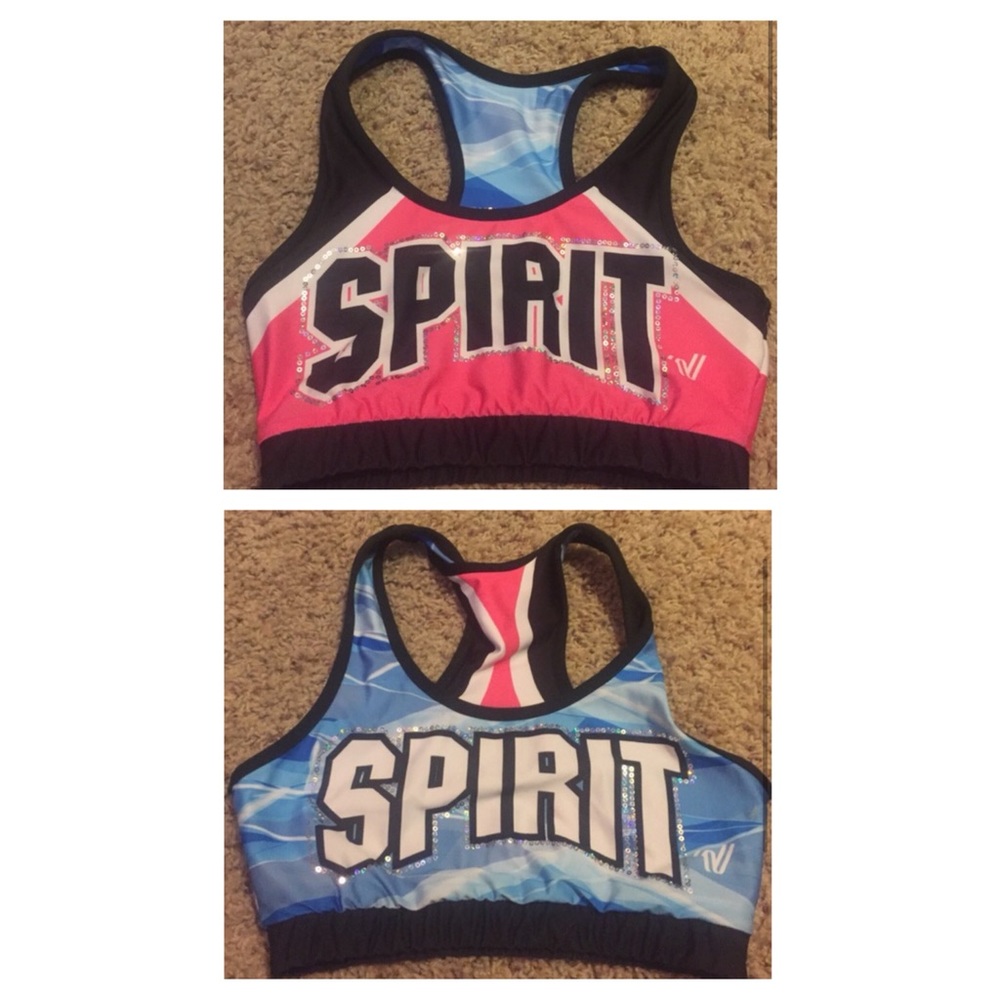 2 in 1! Spirit of Texas Reversible Sports Bra AS